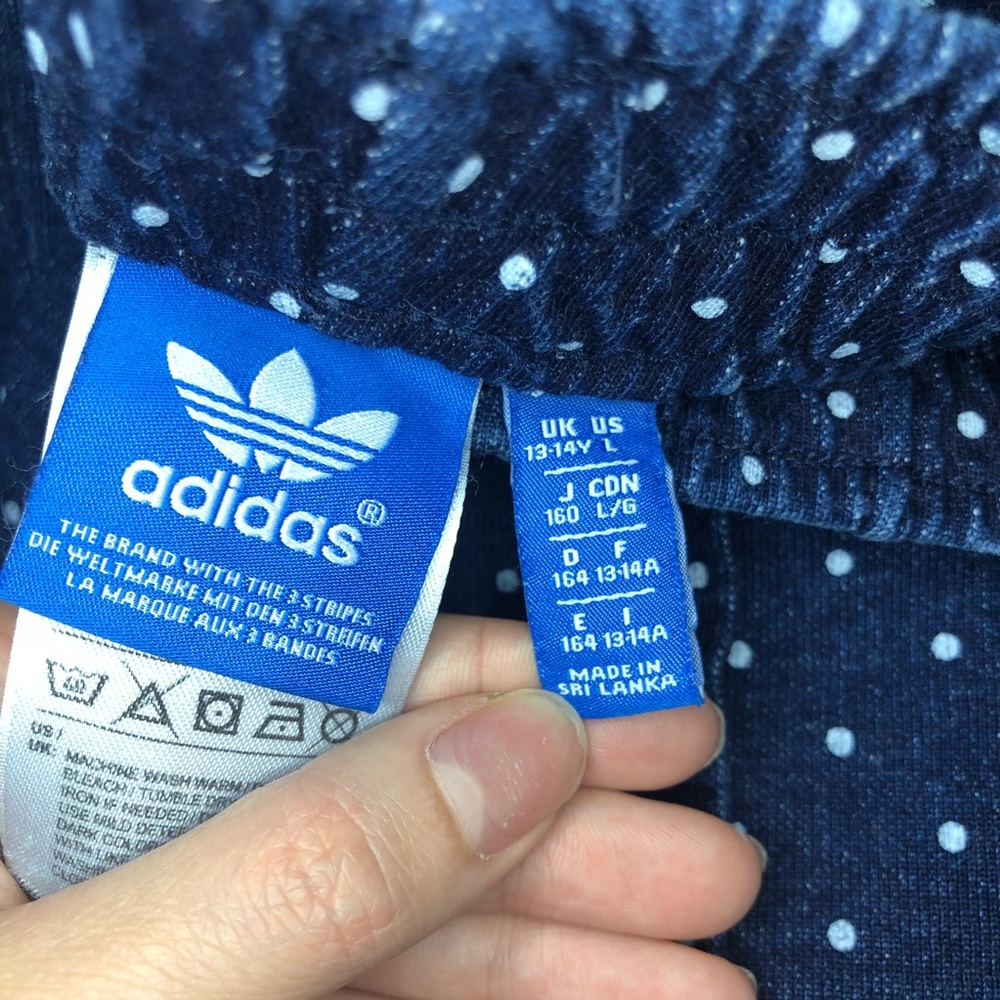 adidas Originals Supergirl Polka Dot Track Pants - Picture 8 of 8